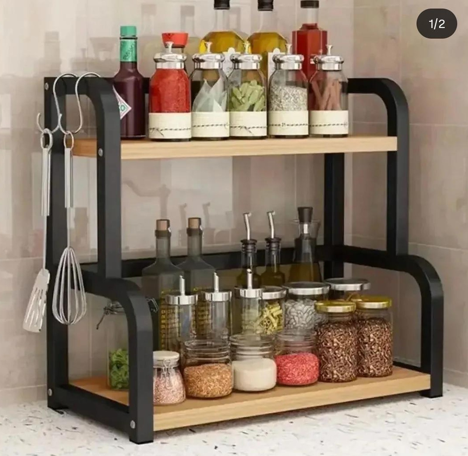 Stainless Steel Kitchen Storage Rack,spice rack image