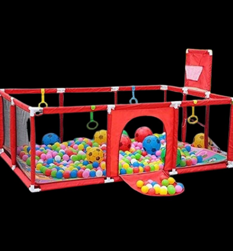  Kids Play Fence or Baby Playpen/ Child Safety Fence or Game Fence. Comes With 30balls image