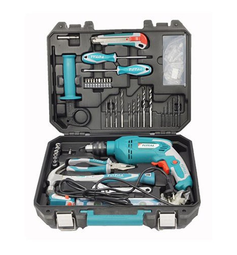 Total Powerful Drill Set 680w and 115 Pcs image