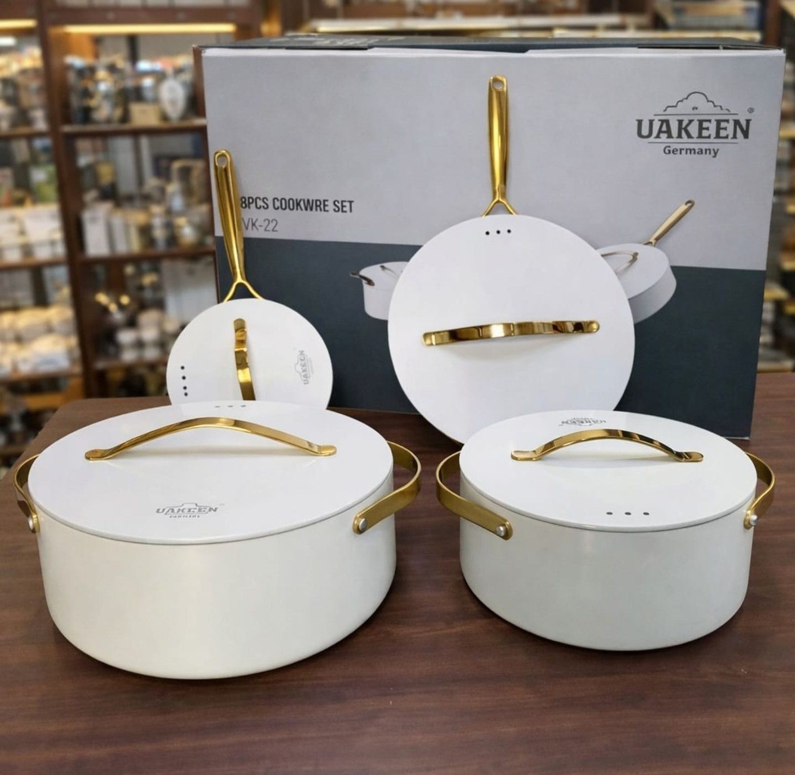 CERAMIC  set 8pcs Cookware  image