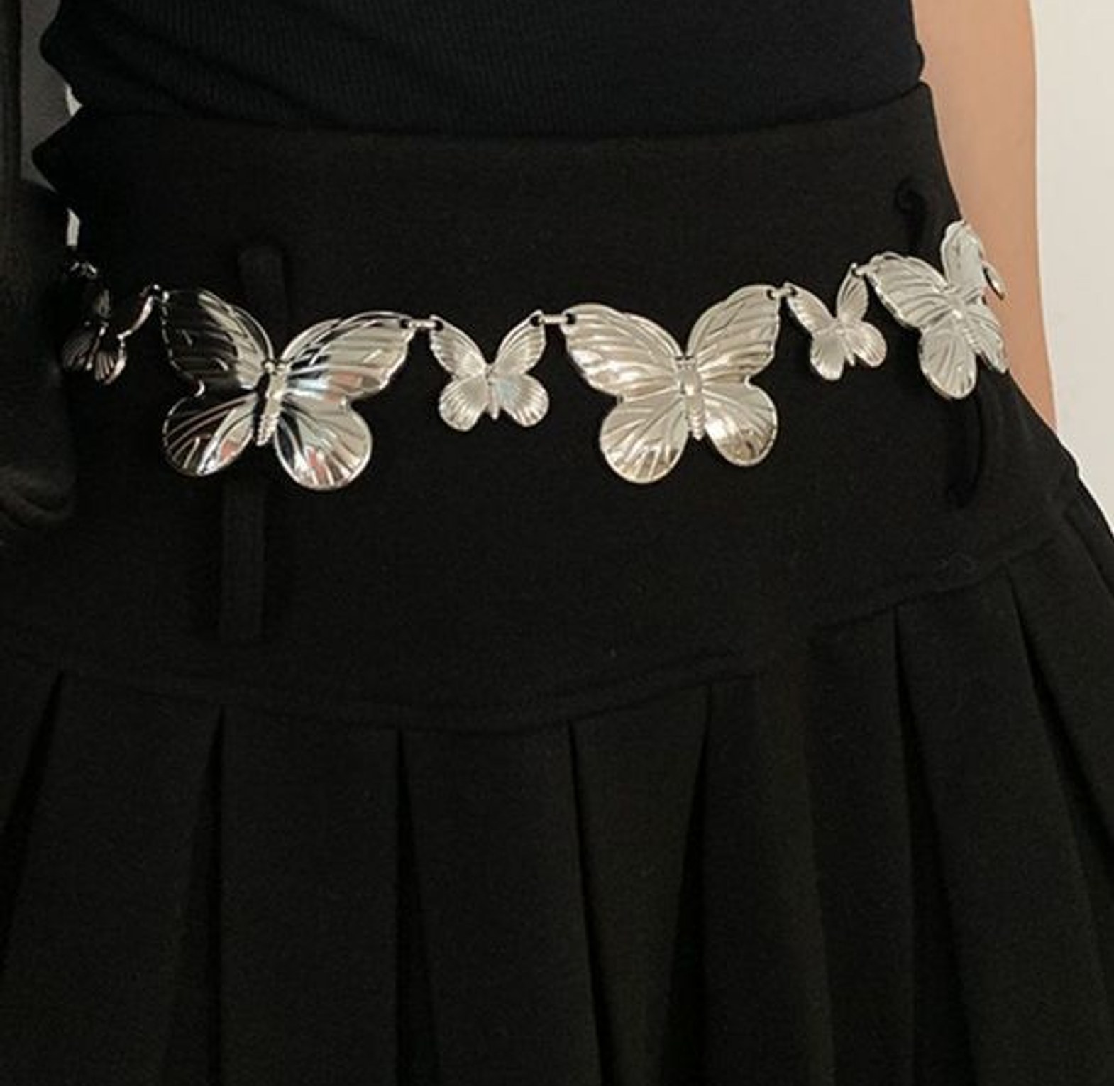 Delicate Butterfly Chain Belt image