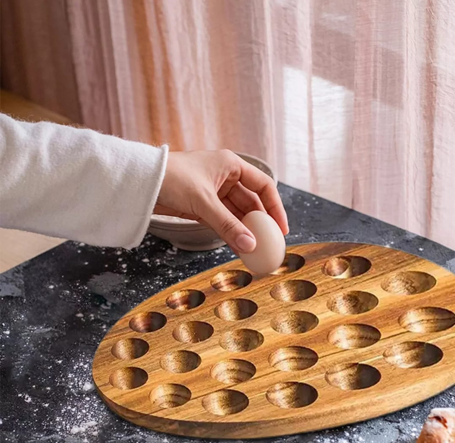 Wooden Egg Storage Box image
