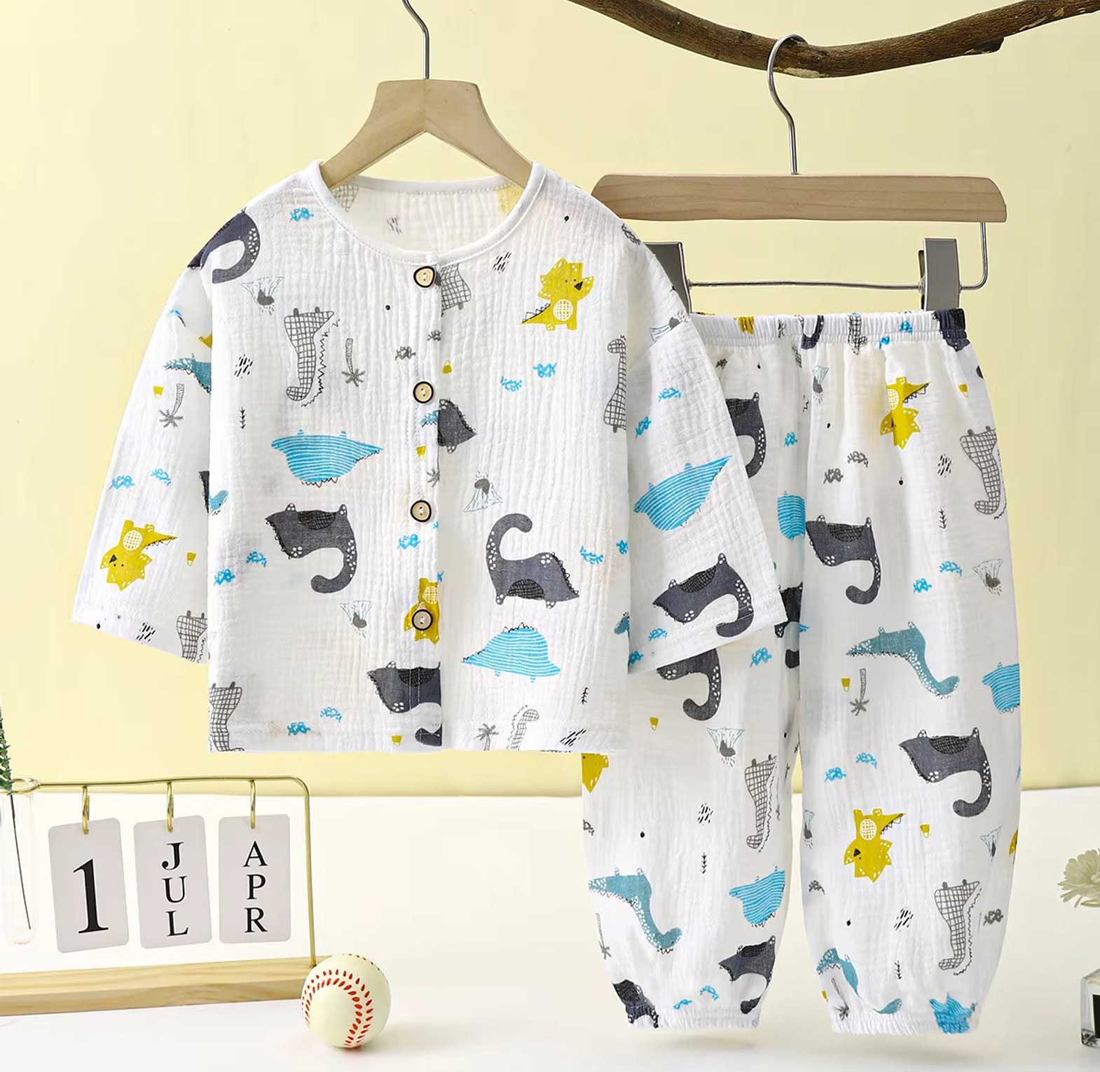 Muslin Cotton Pajamas image