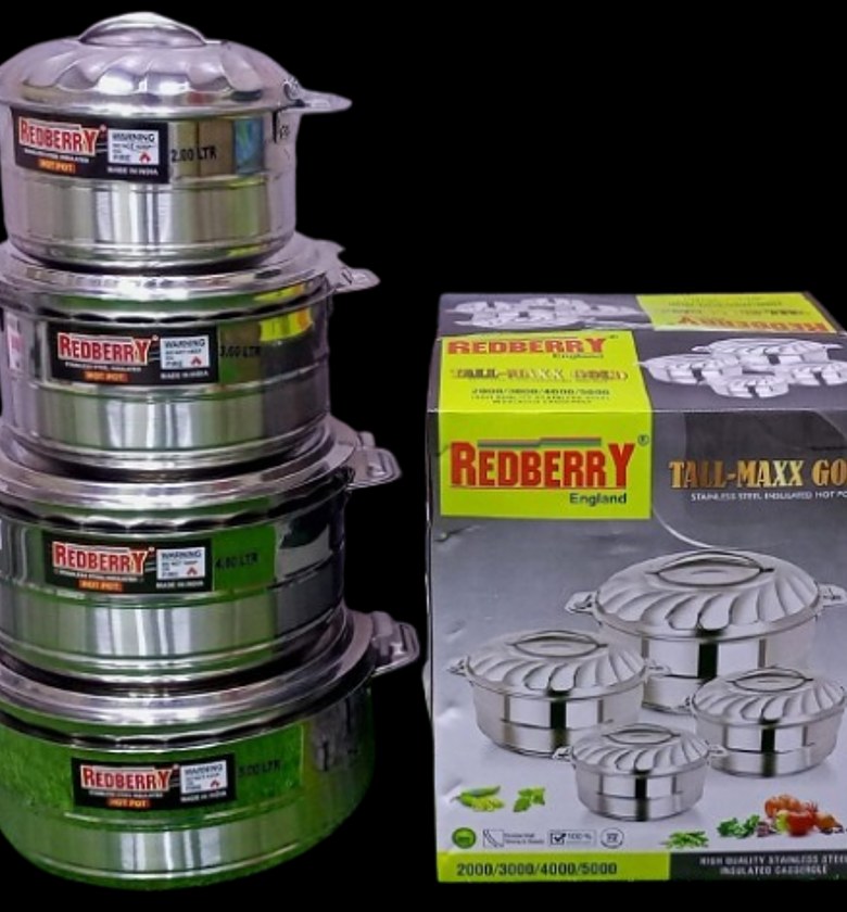 Hotpot. Redberry Hot pot set of 4 tall max stainless steel image