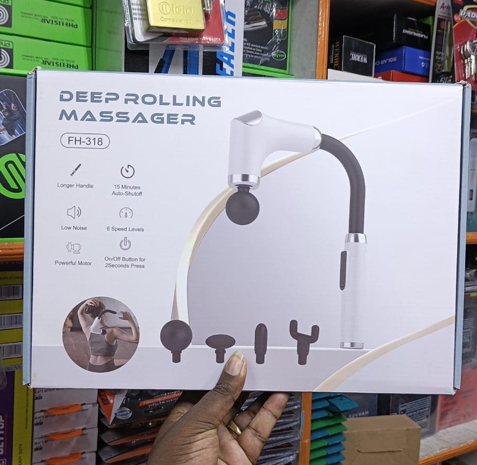  Fascial Gun Massager Or  Deep Rolling Massager, image