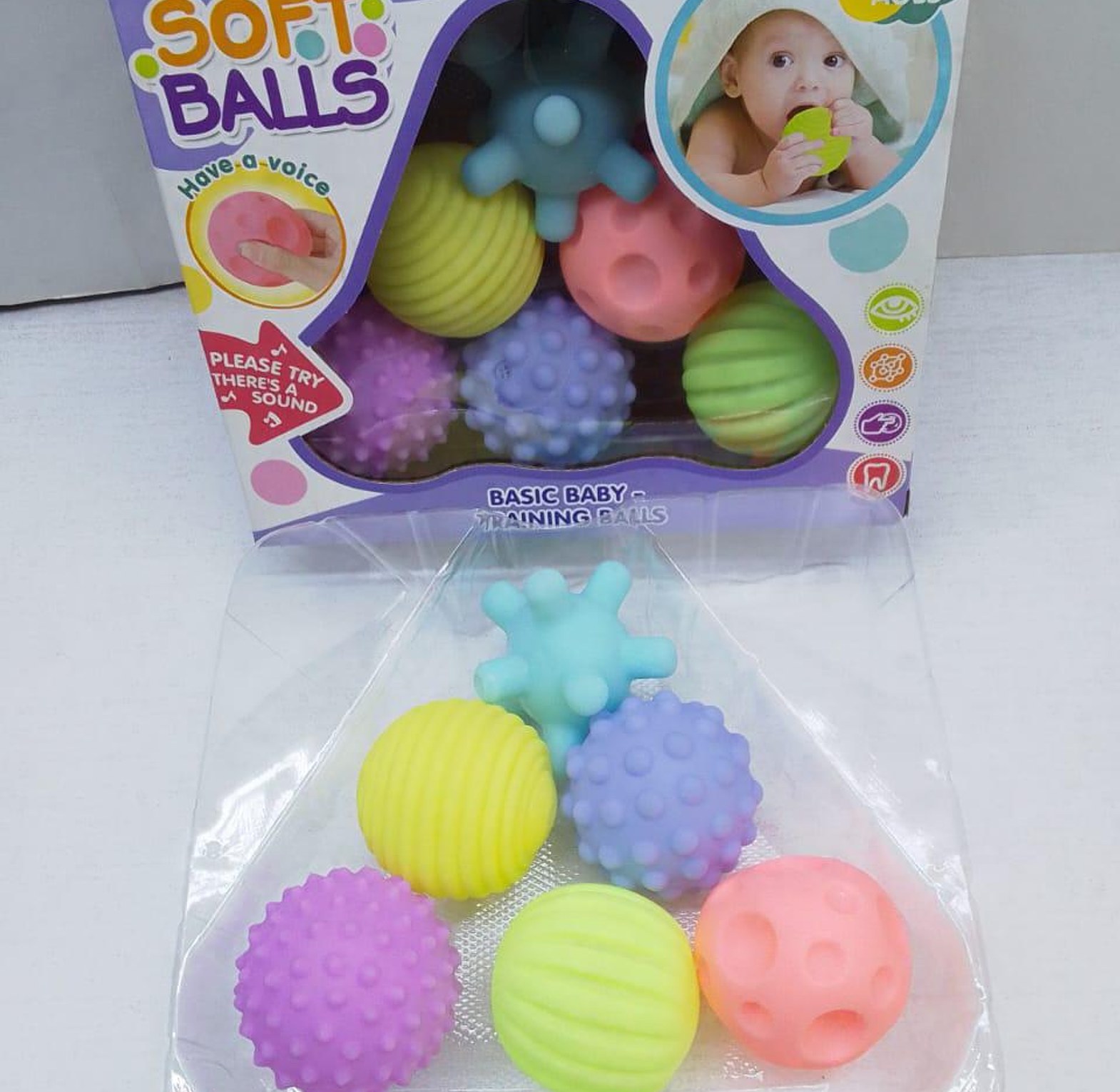 Sensory Balls or Soft Balls.  image