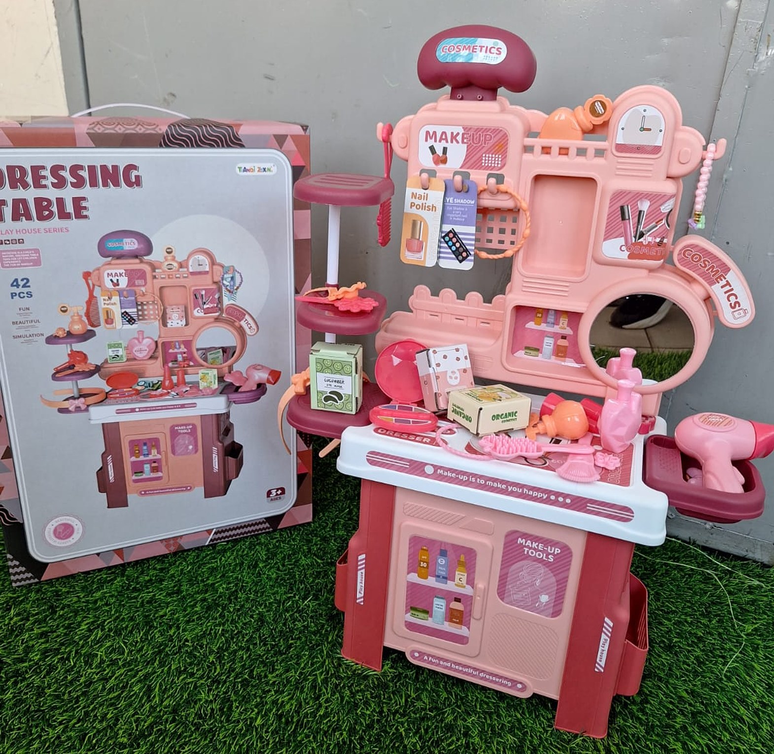  Kids' Pretend Play Dressing Table Set.  image