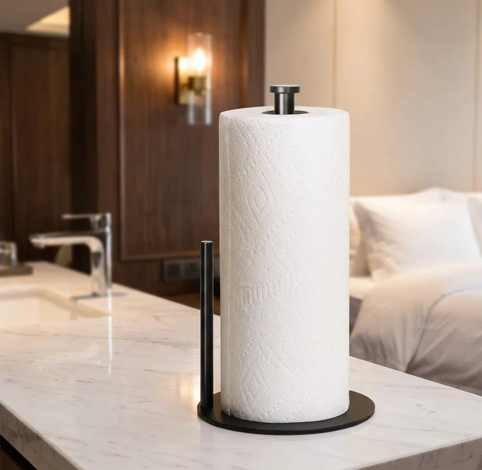 Stainless Steel Vertical Paper Towel Holder image