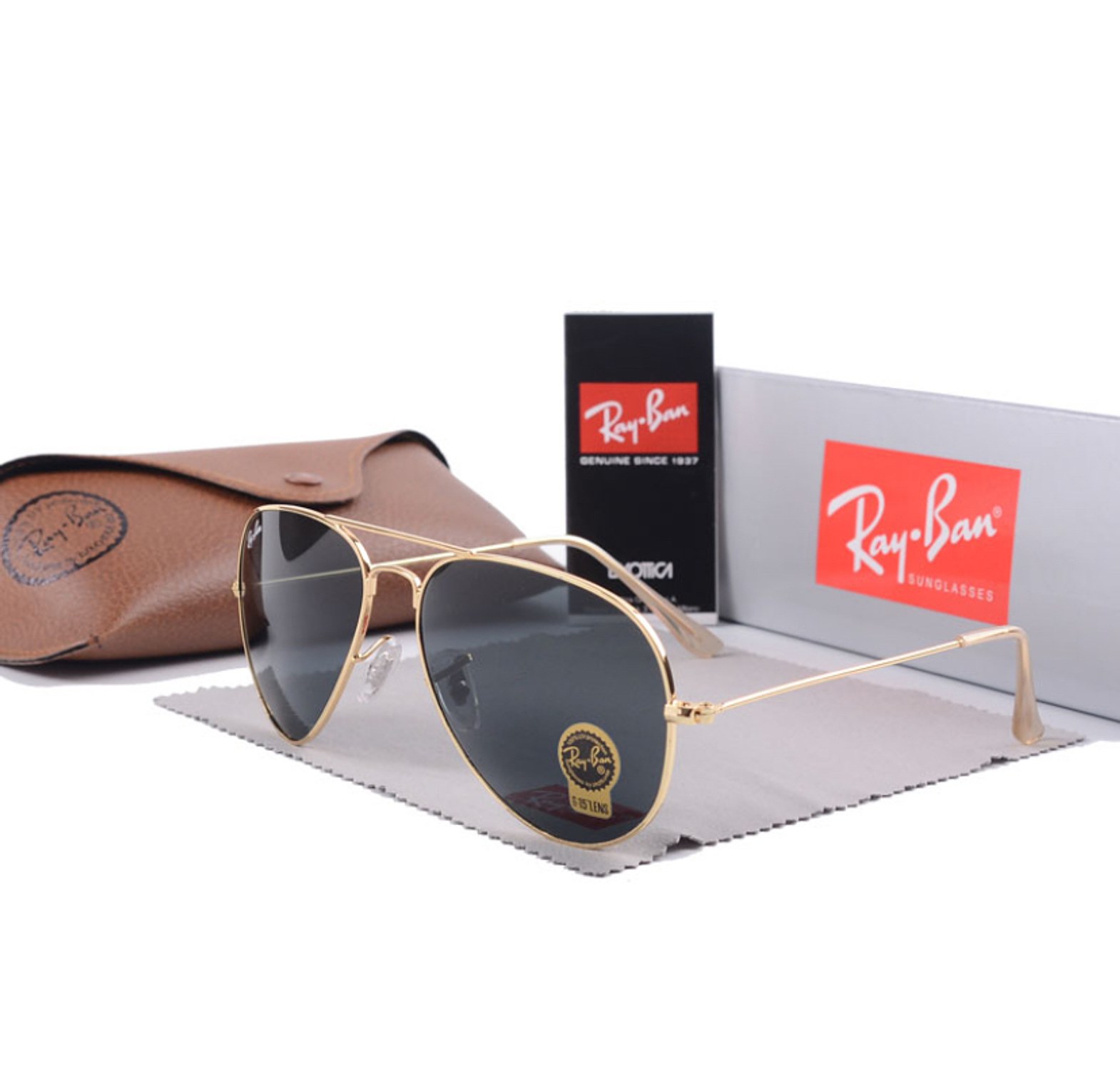 Aviator Gold Black image