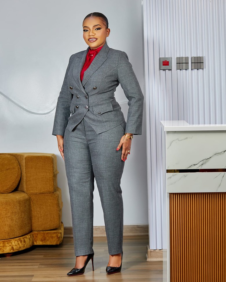 Turkish Grey Long Sleeve Trouser Suit image