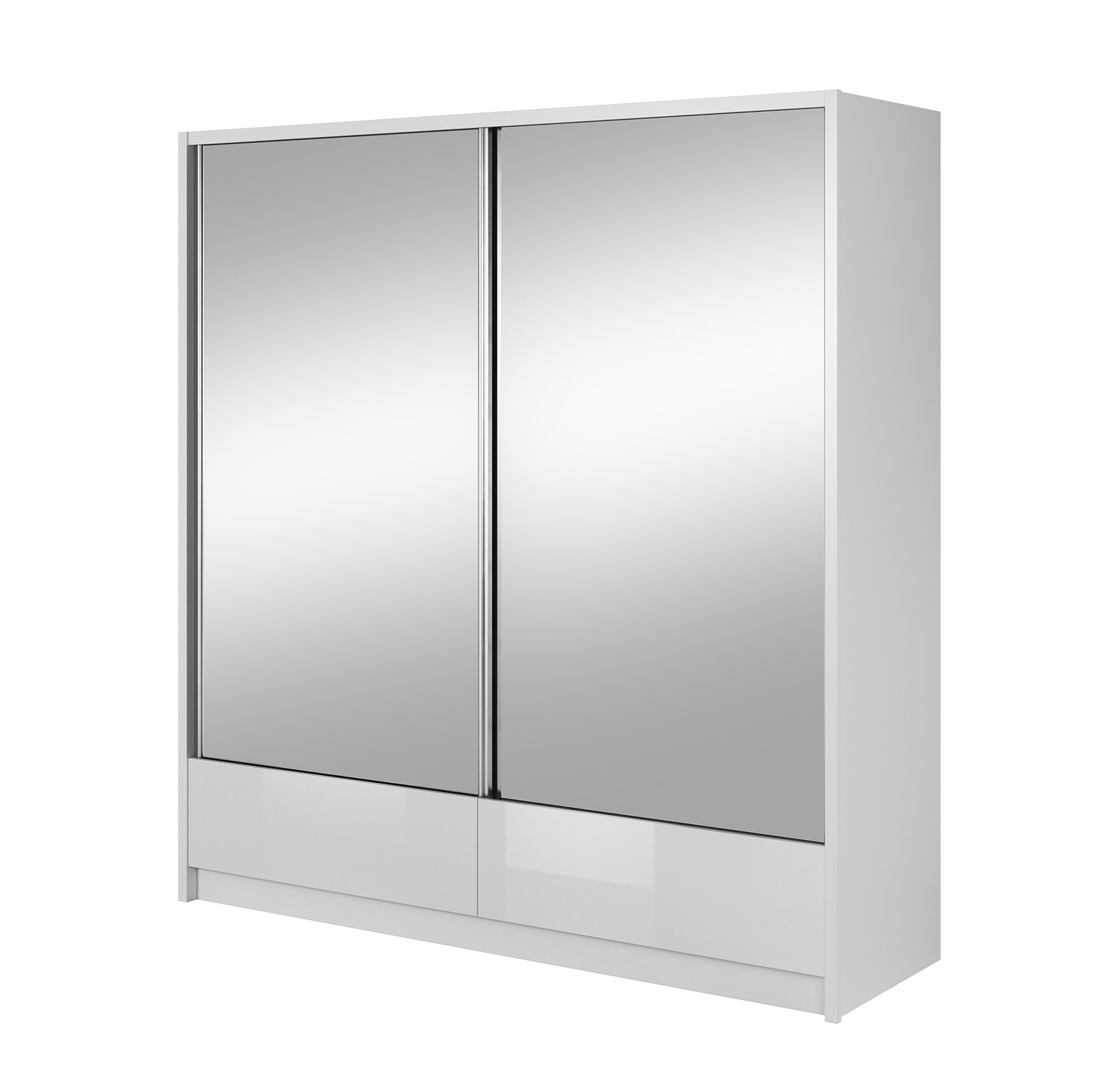 WARDROBE 2 DOORS (2 MIRRO image