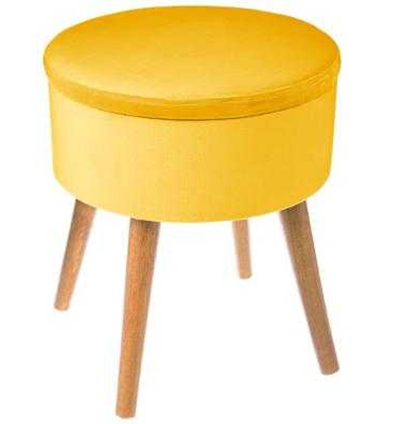 STOOL TRUNK YELLOW MUSTAR image