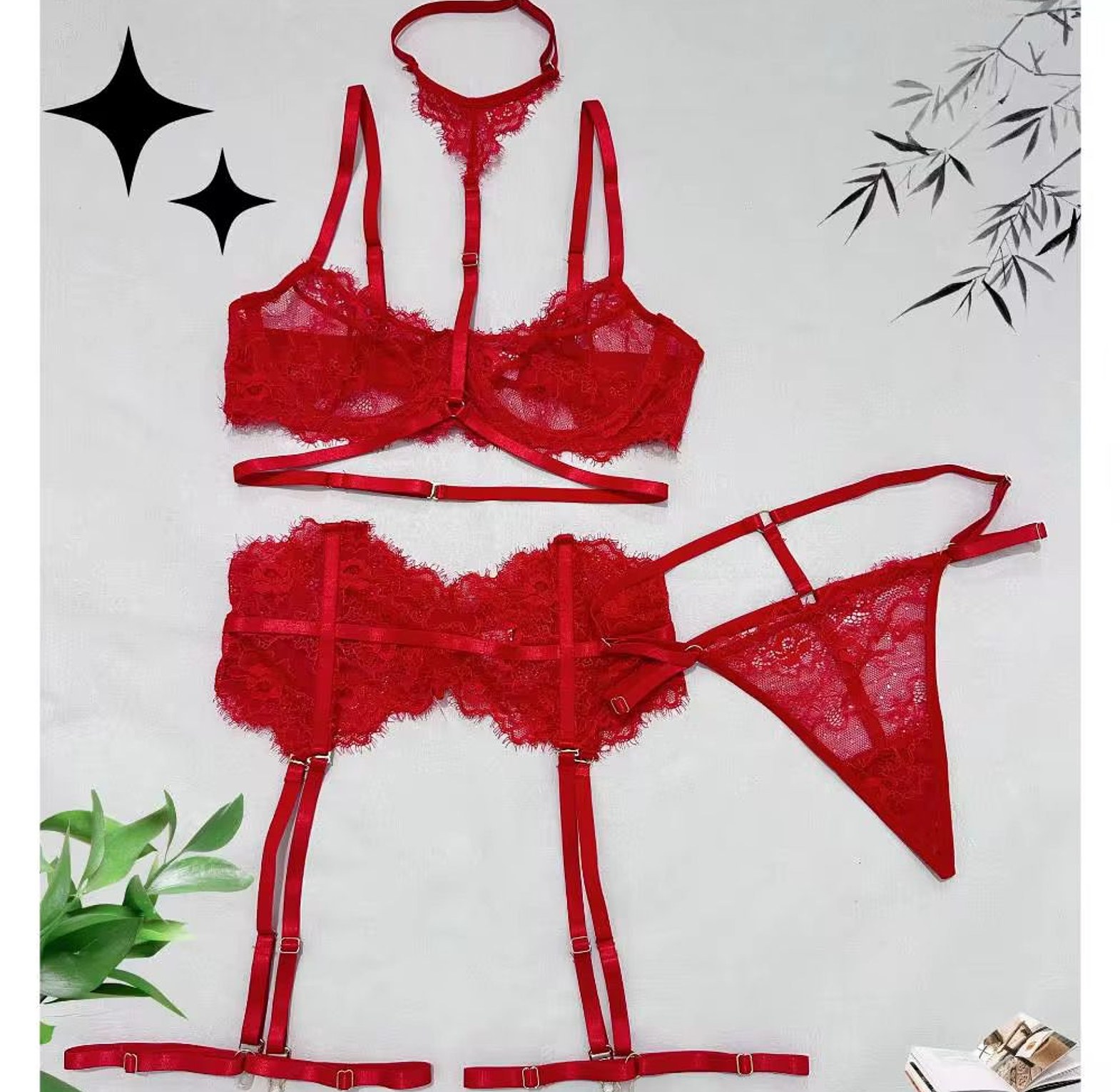 Lace Garter lingerie-2394 image
