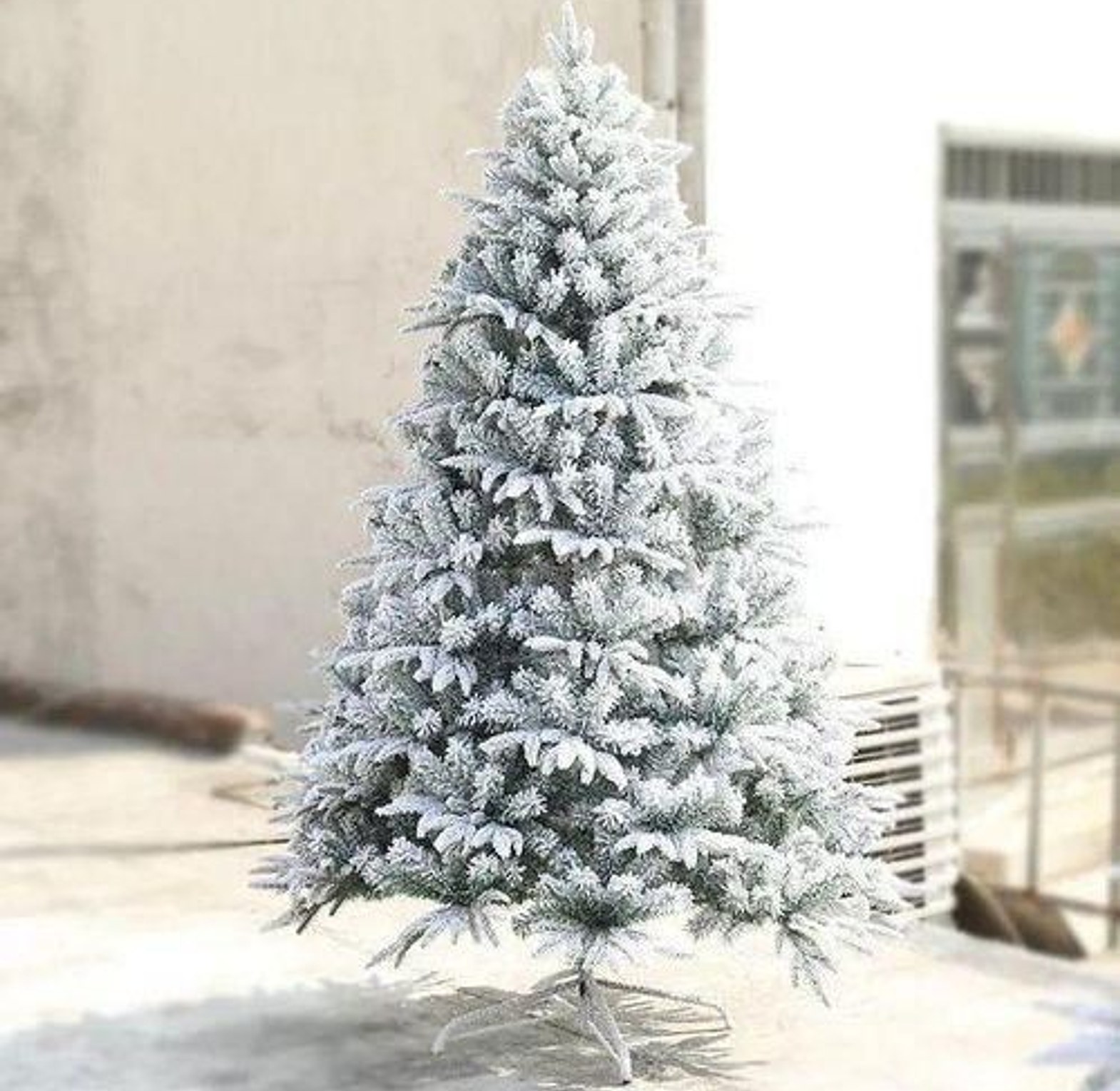 Tree Artificial Snow Flocked image