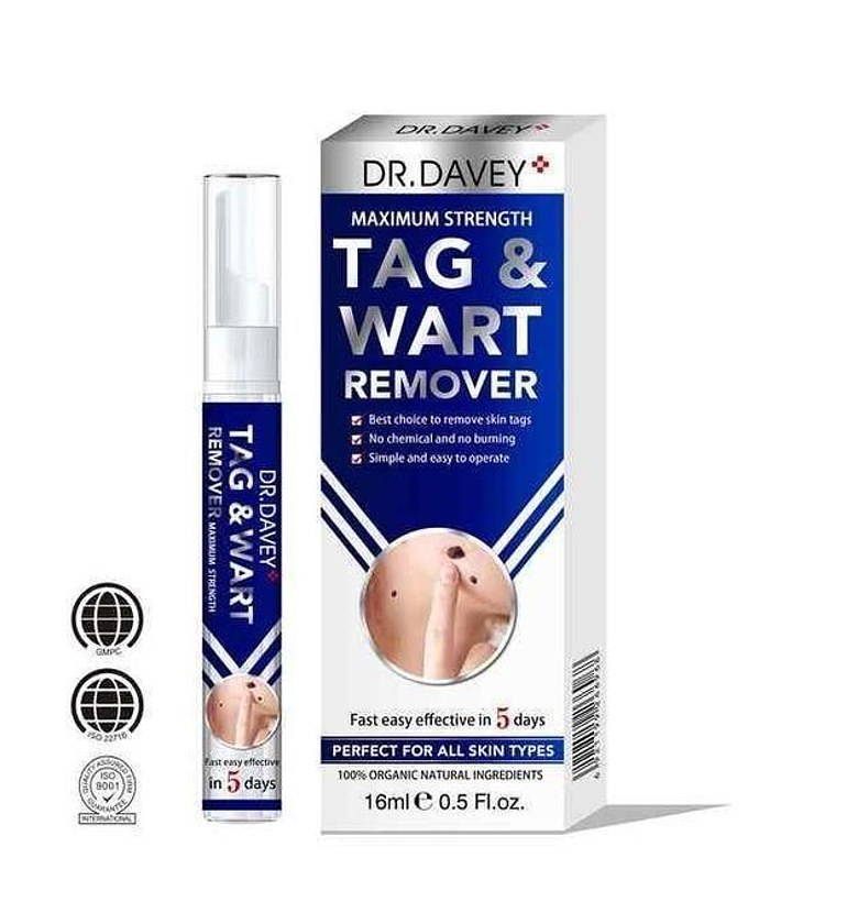 Tag and wart remover gel  image