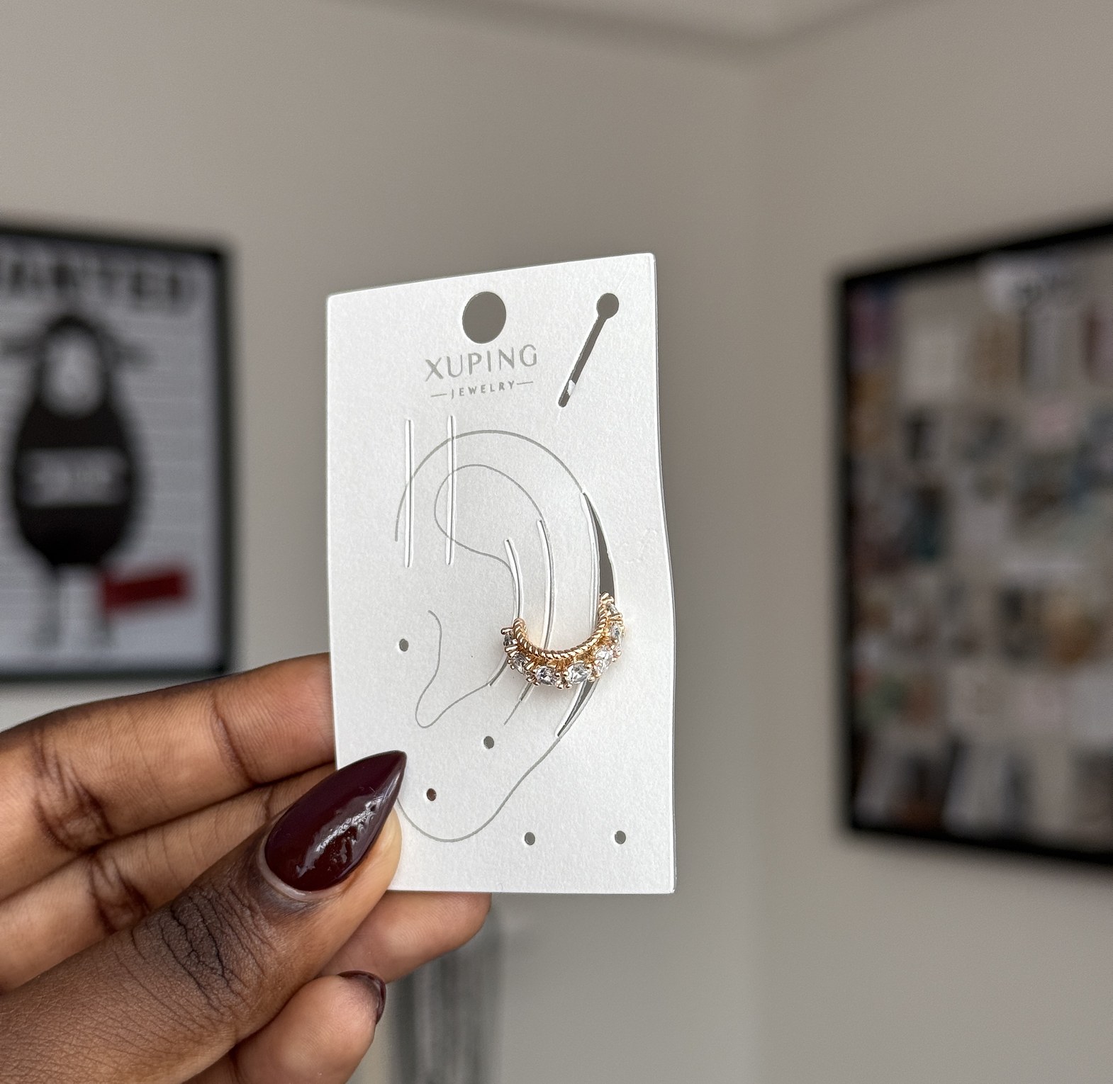 Glittering Galaxy Ear cuff image