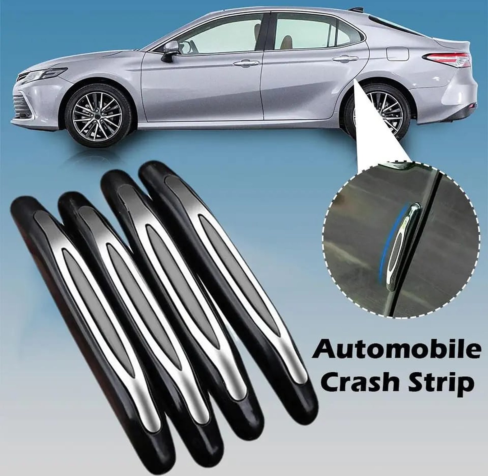 4pcs Car Door Protector Guard Strip Scratch Protector image