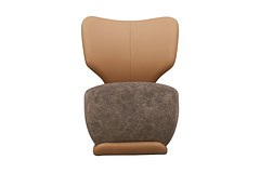 NYLA Single Seater Leatherette Office Sofa thumbnail 3
