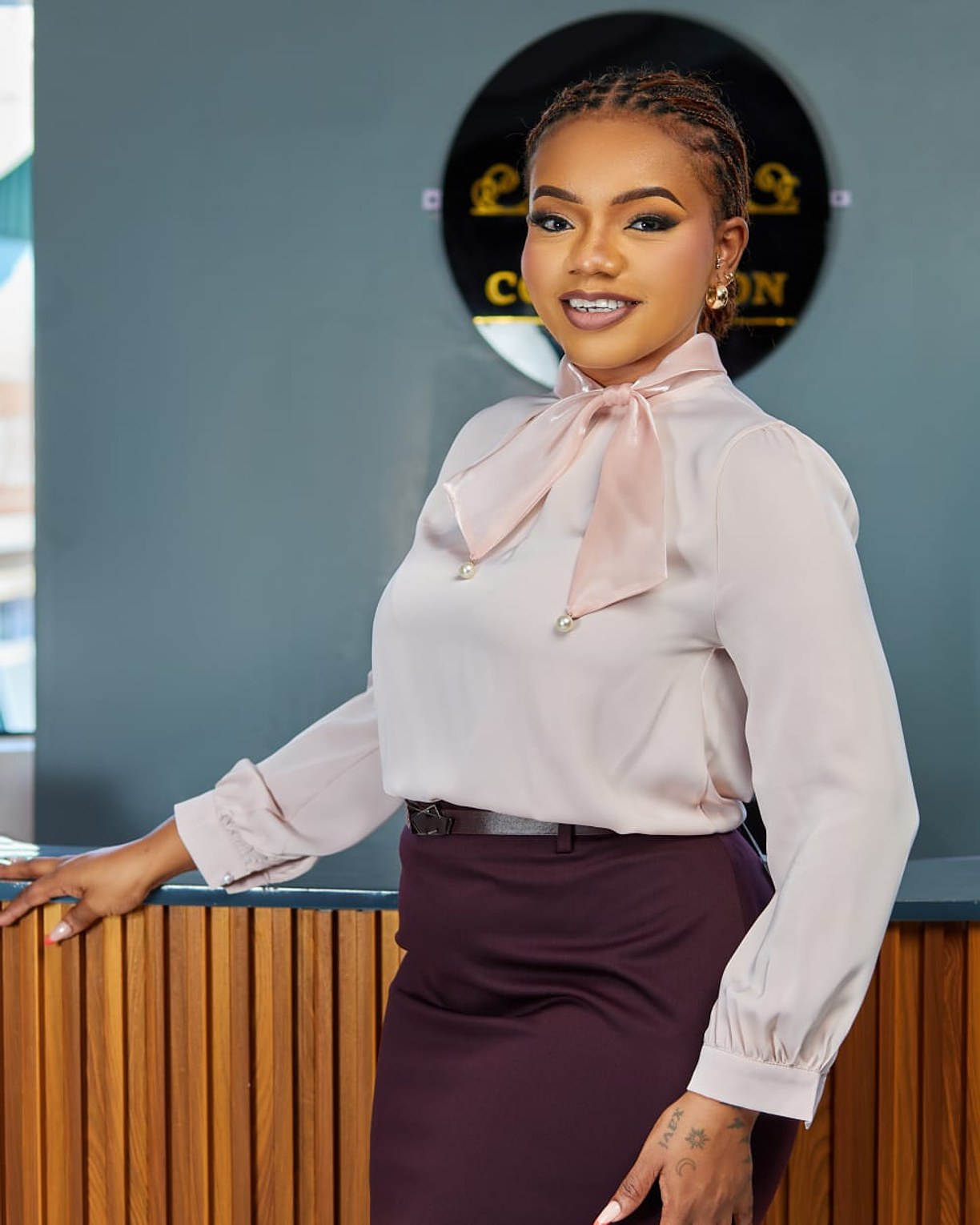 Premium Satin Blouse Collection image