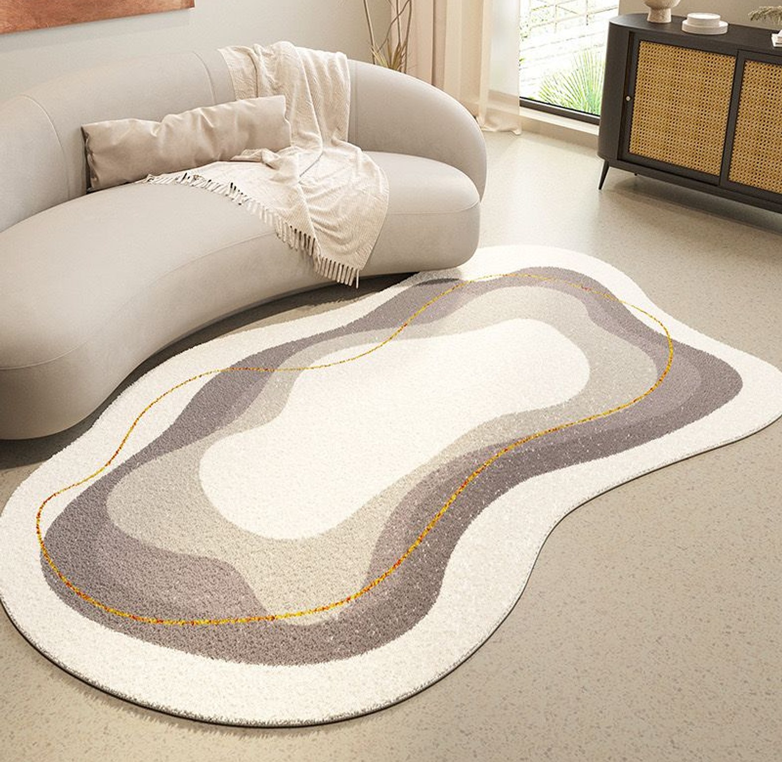 Irregular Pattern Area Rug image
