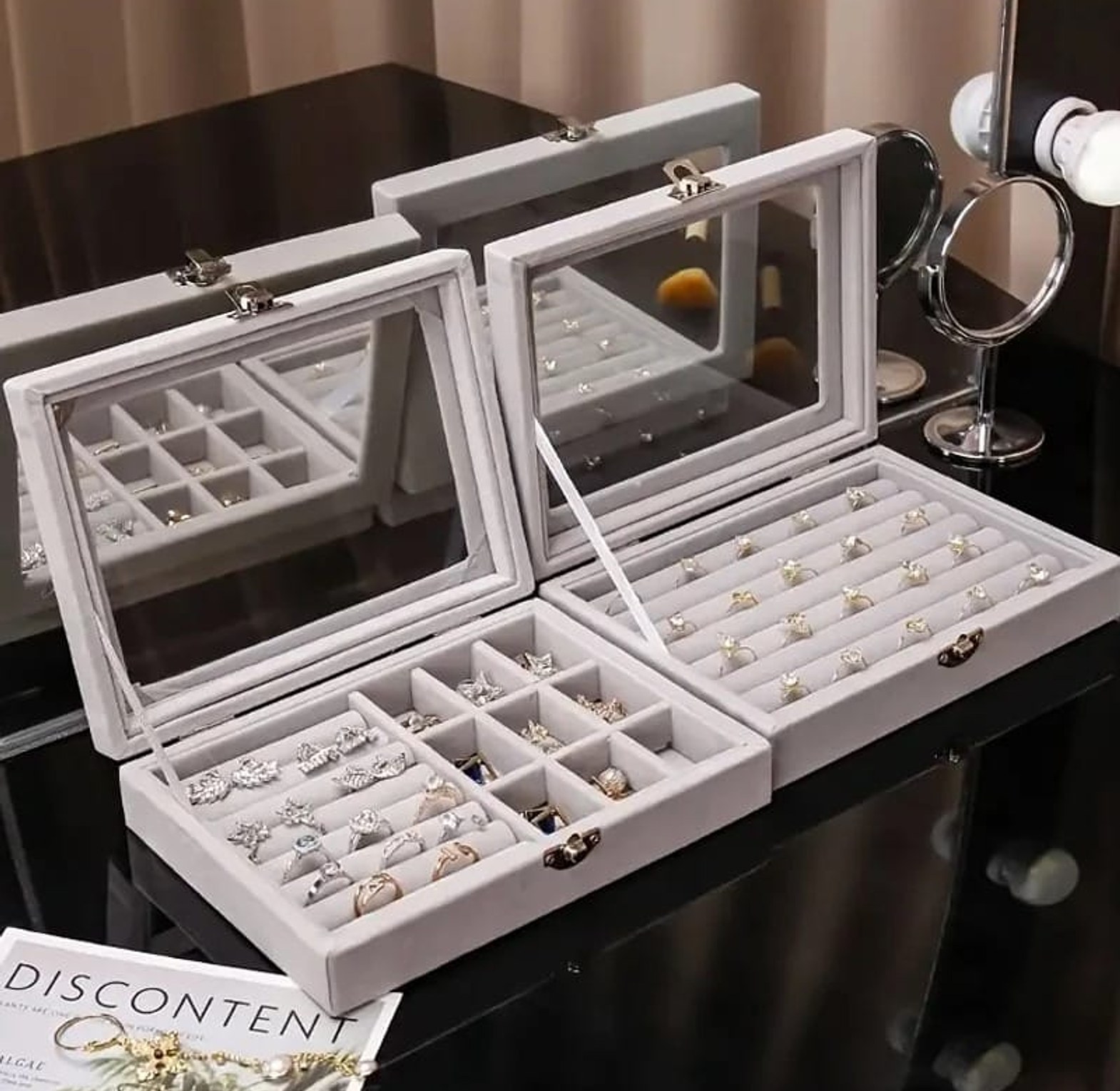  Jewelry storage box with cover  image