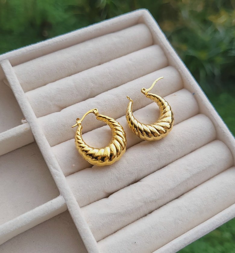 Croissant earrings  image