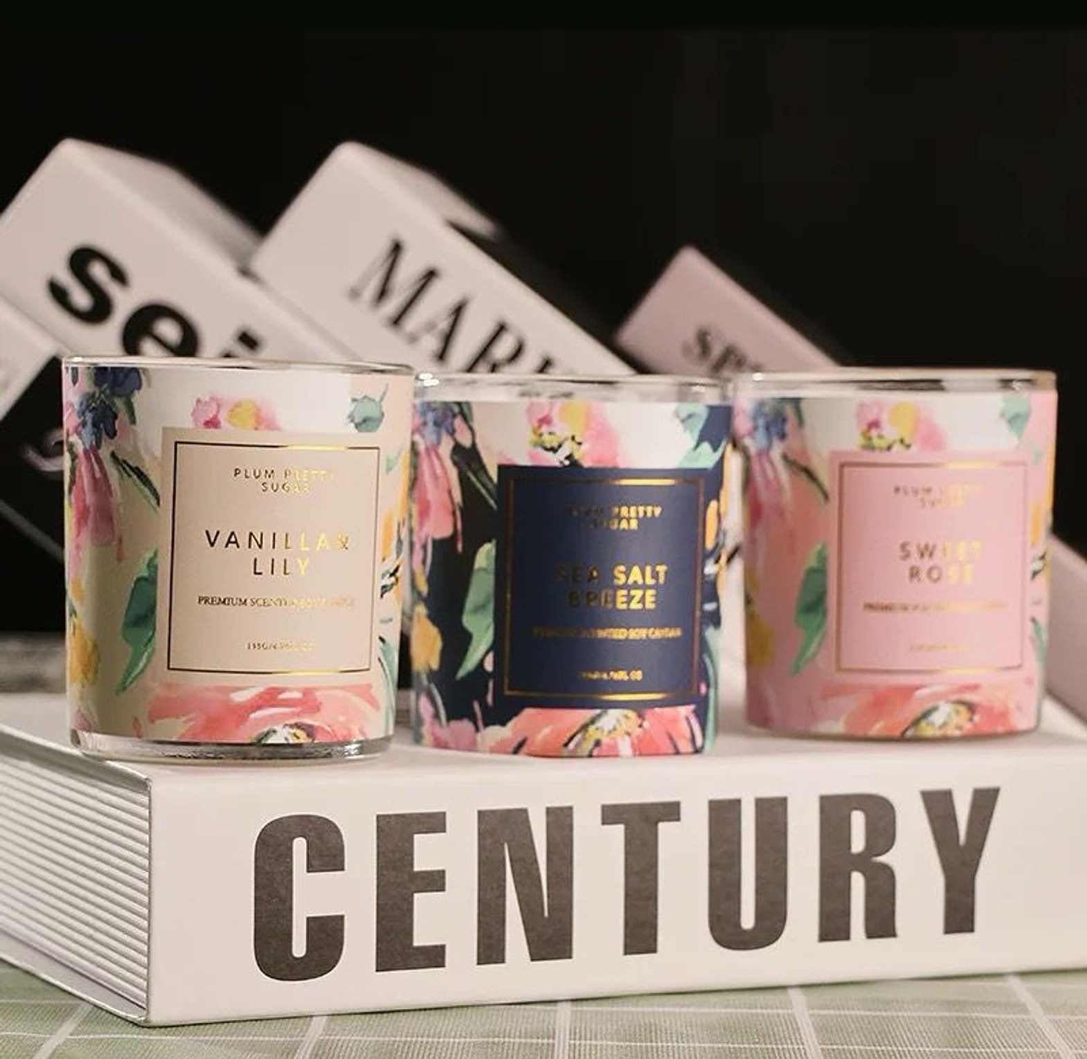 Botanical Scents Aromatherapy Scented Candles image