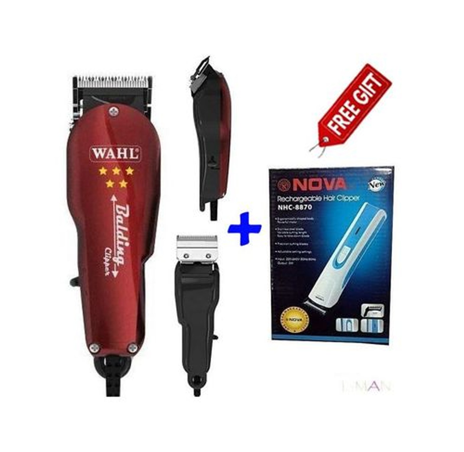 Wahl Professional Balding, Hair Cut, Kinyozi Machine + Shaver image