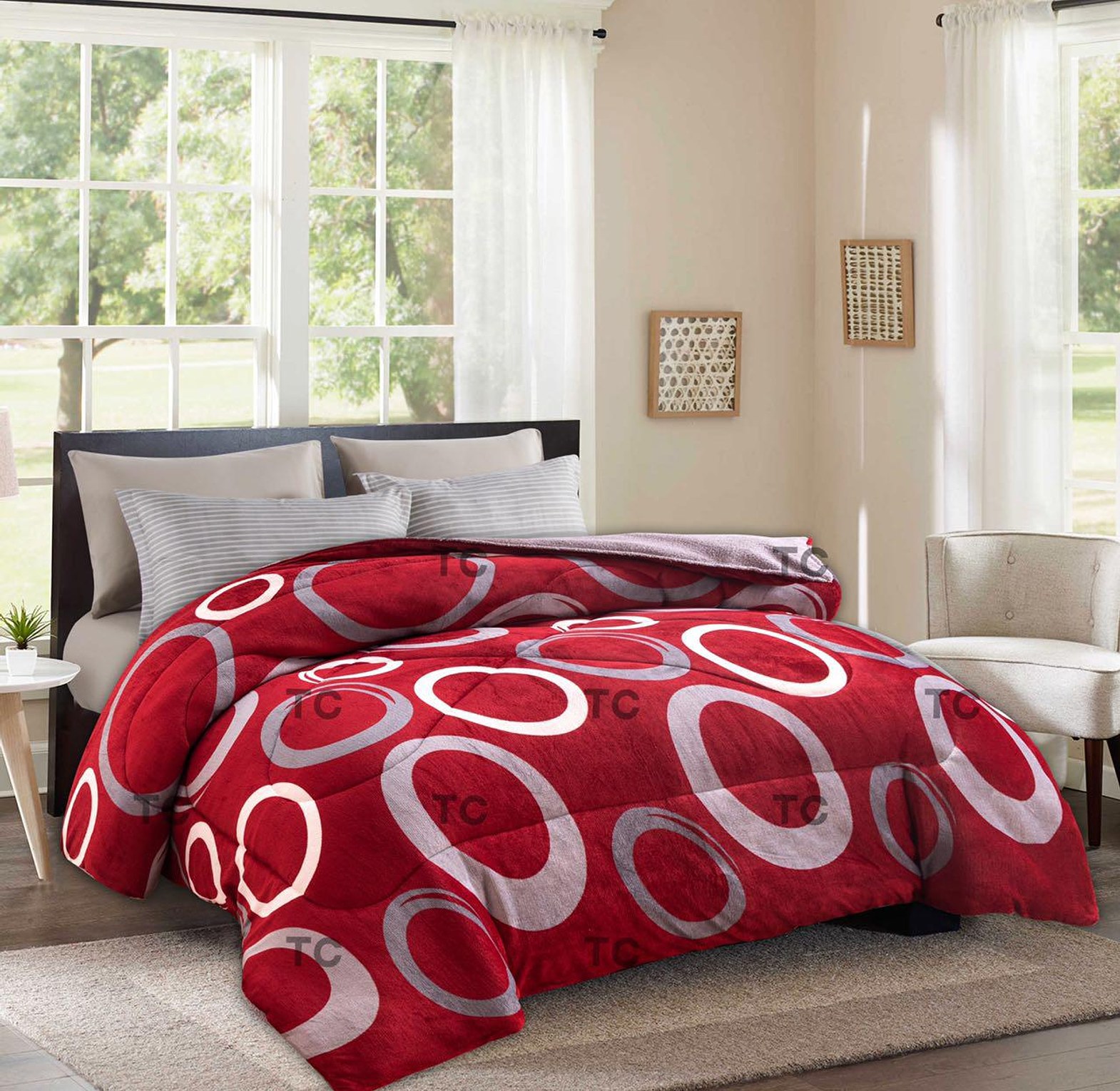 Duvet. 1Pc High Quality Cosy Woolen Velvet Duvet Blanket image