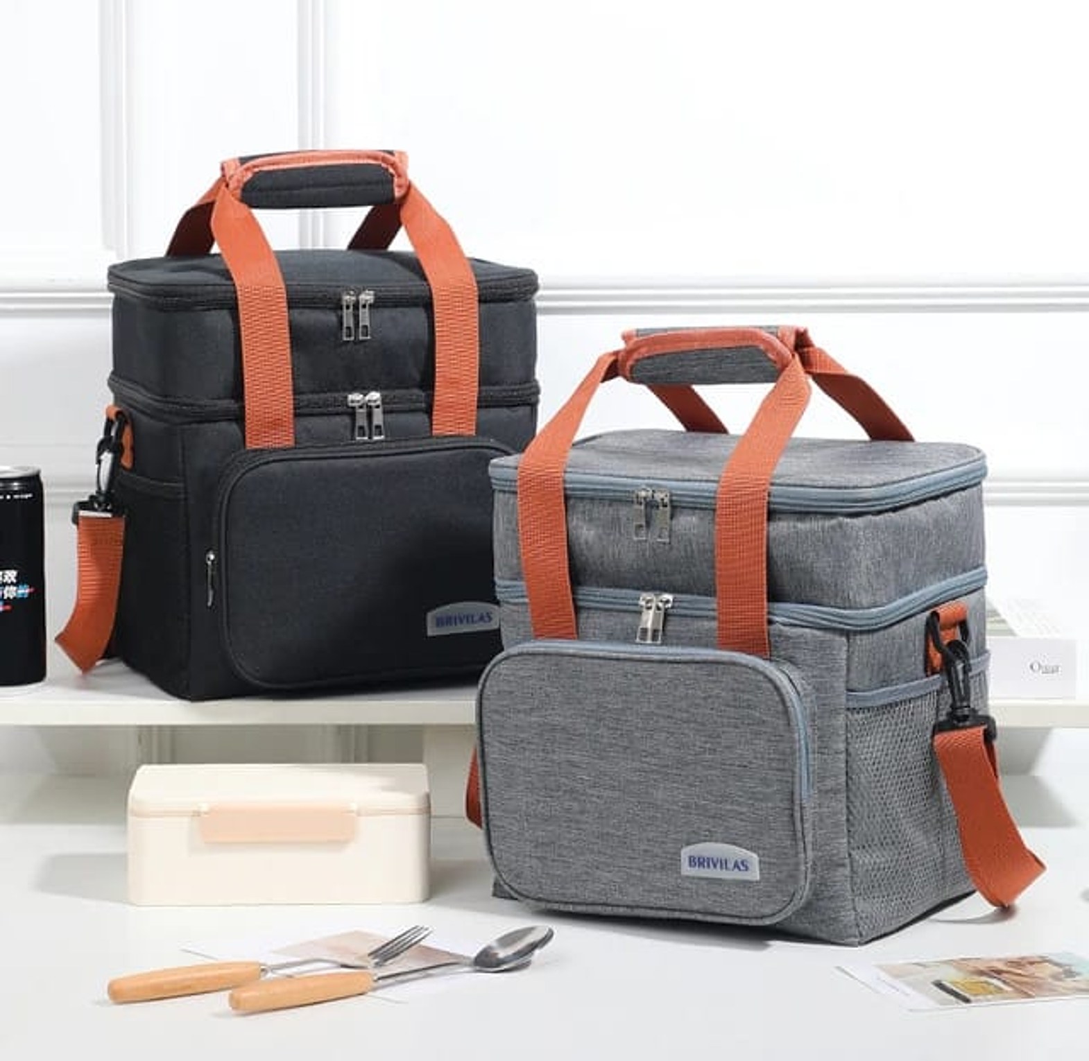 2 Layer Insulated Lunch Bag image