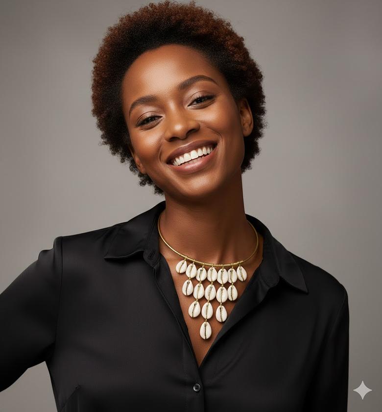Onyeka Brass Choker image