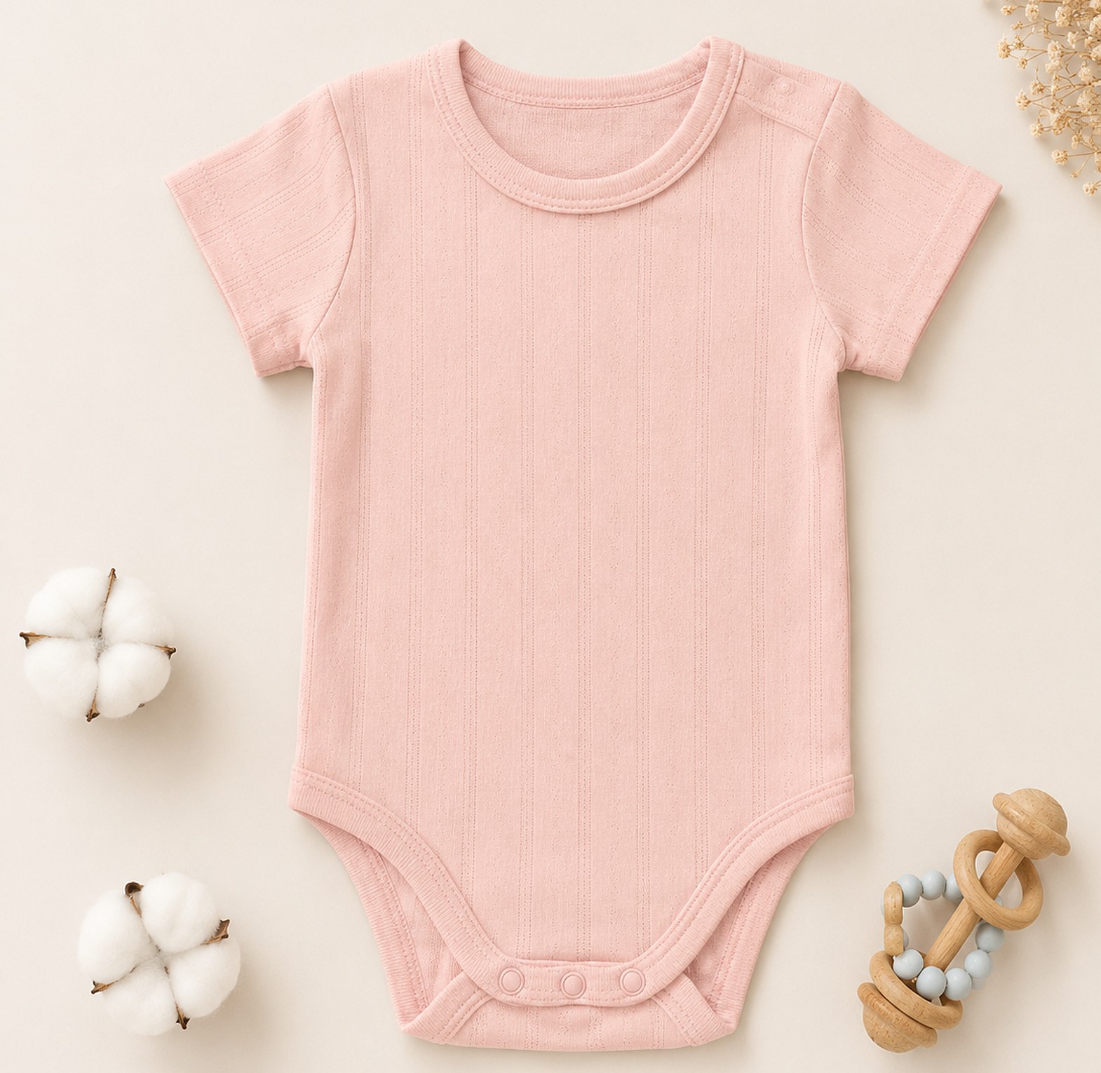 Blush Pointelle Bodysuit image