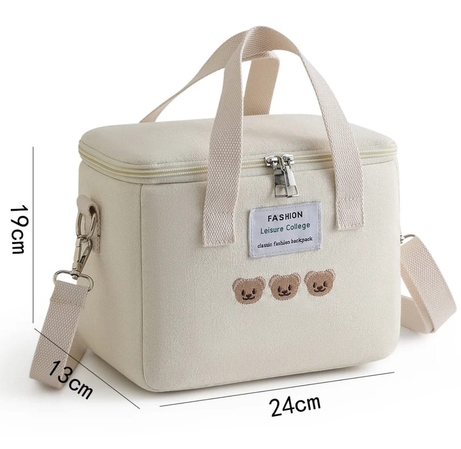Lunch Bags Canvas Crossbody Bags image