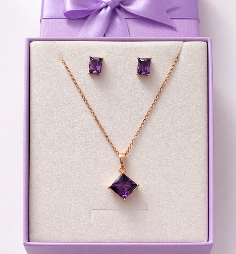 Royal Purple crystal set image