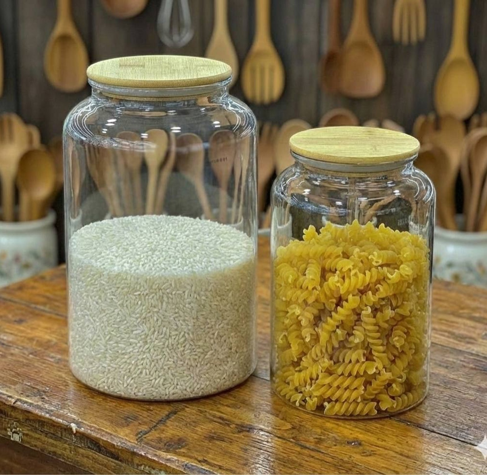 Durable Clear Acrylic Storage Jar Set image