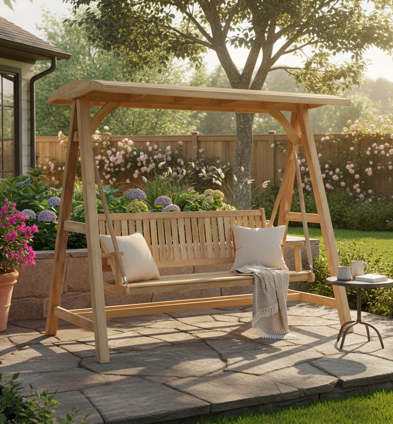Garden Swing Bench image