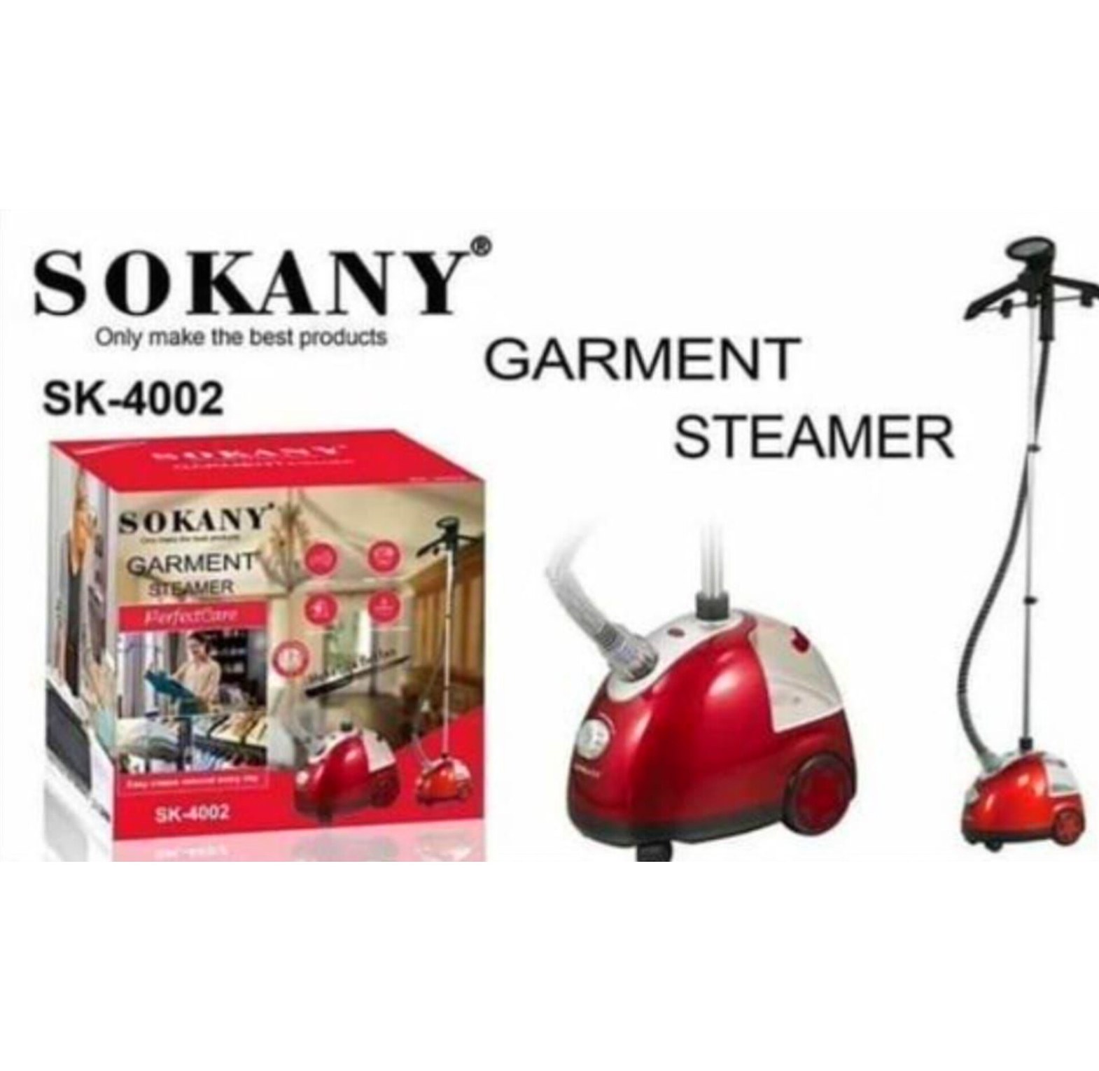 Sokany SK-4002 Vertical Garment Steamer 1.6L Nairobi image