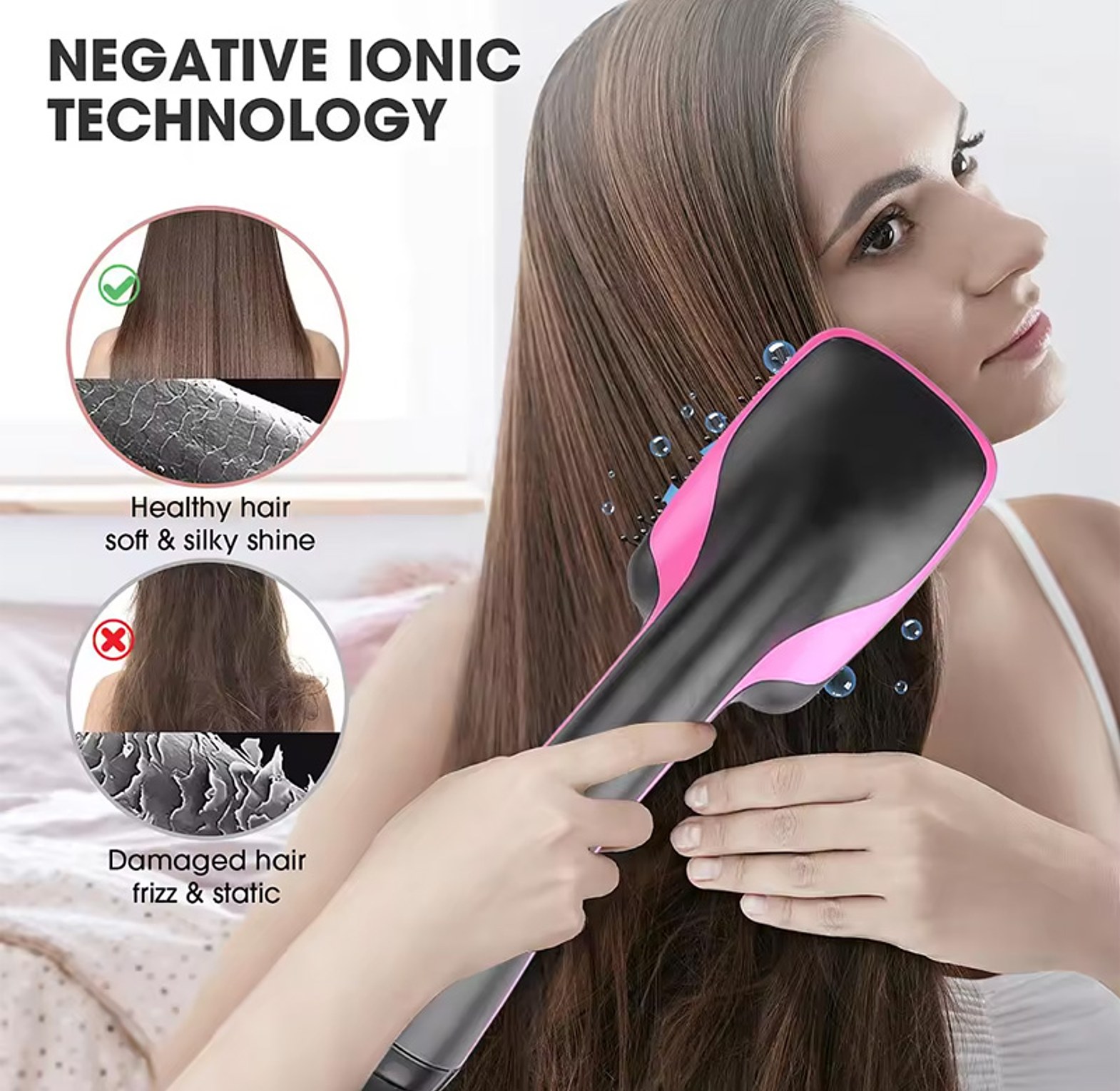 Electric Hair Straightener, Comb image