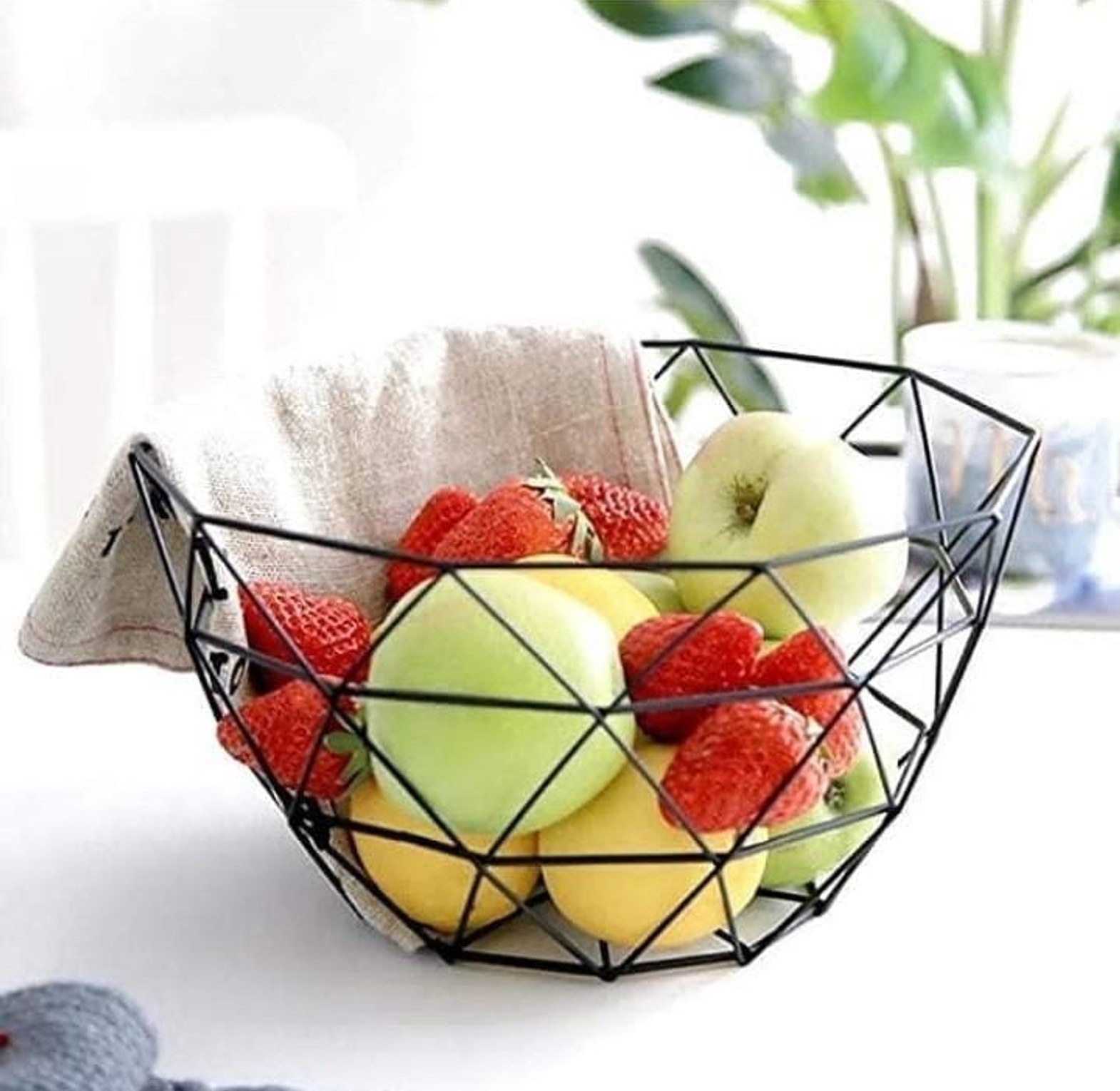 Metallic storage bowl image
