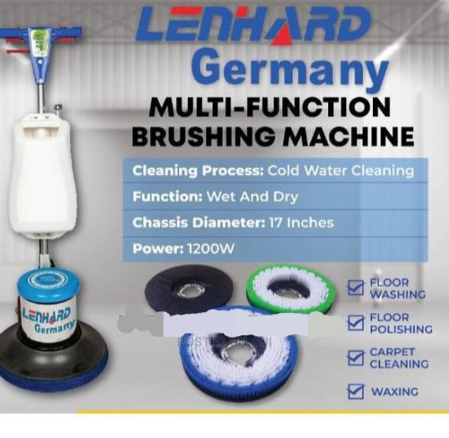 Floor cleaner/ grinder LENHARD image