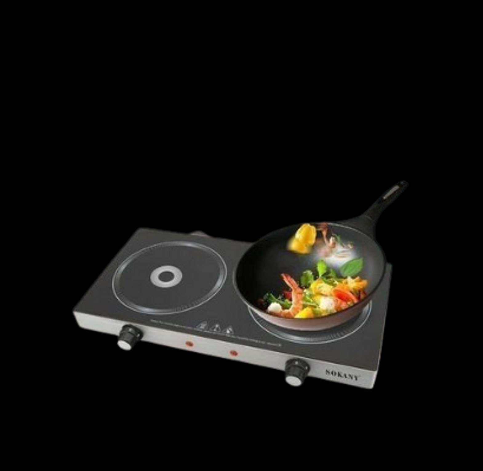 Sokany 2400W Energy Saving Double Plate  Cooker image