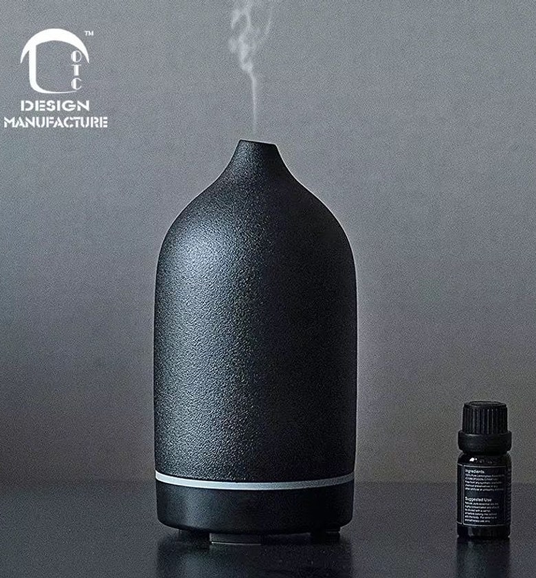 160ml Ceramic Aroma Diffuser – Aromatherapy Home Air Humidifier with Power Cable image