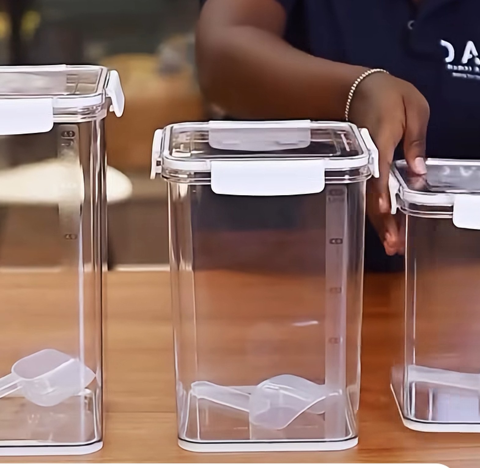 3pc Airtight storage containers  image
