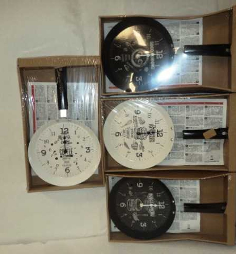 WALL CLOCK FRYING PAN SHA image