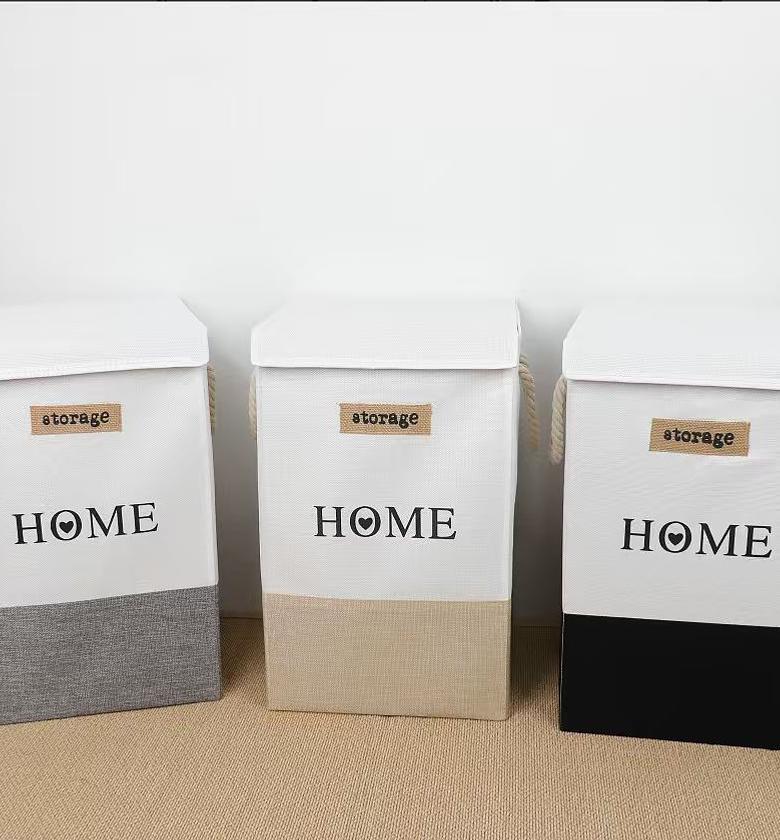 Households Laundry Hamper with lids 1 pc image