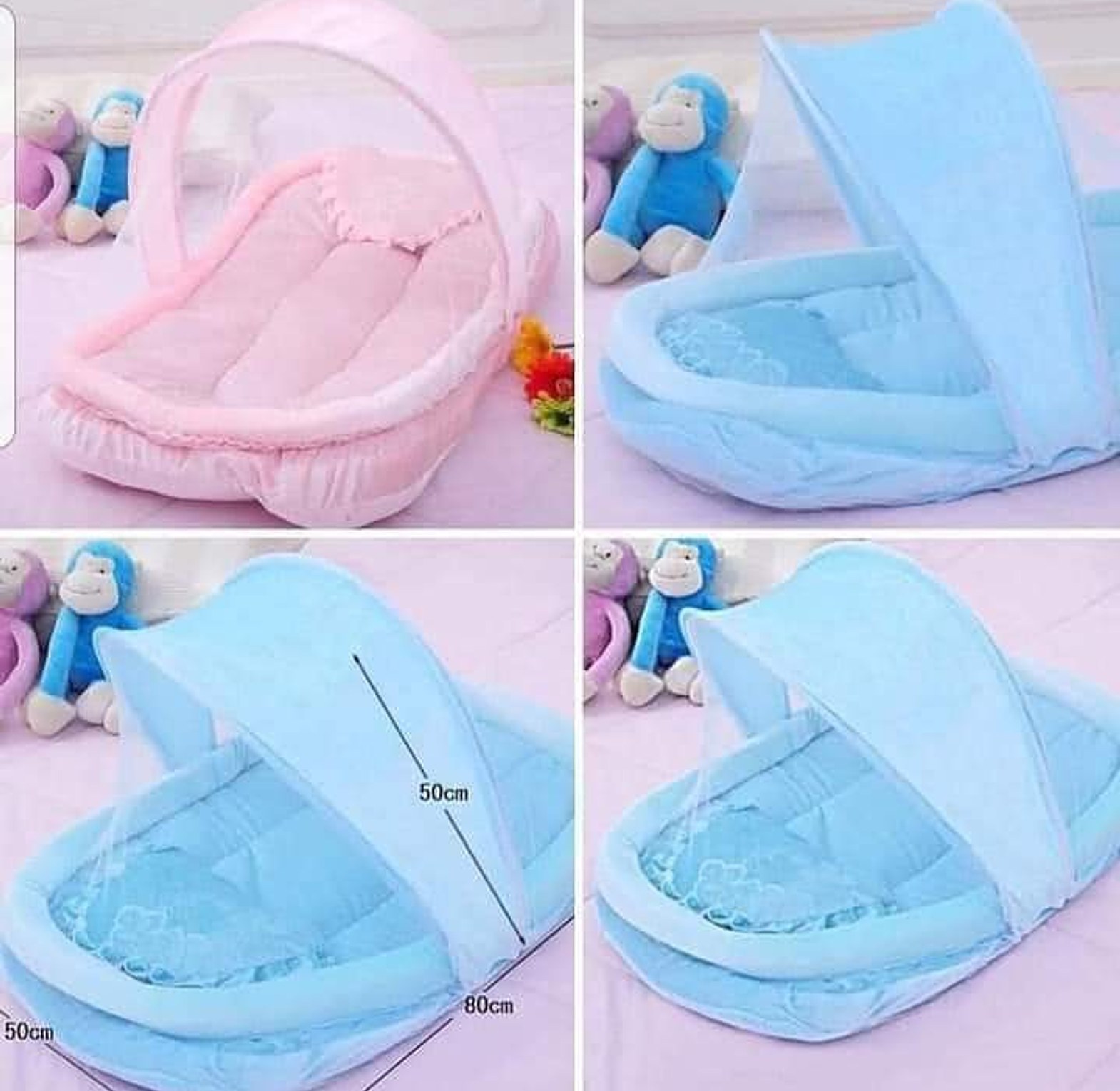 Baby nest Can be folded to create more space when not in use Very portable image