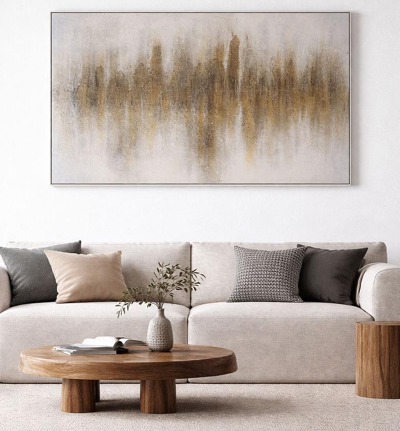 Modern Abstract Brushstroke Wall Art image