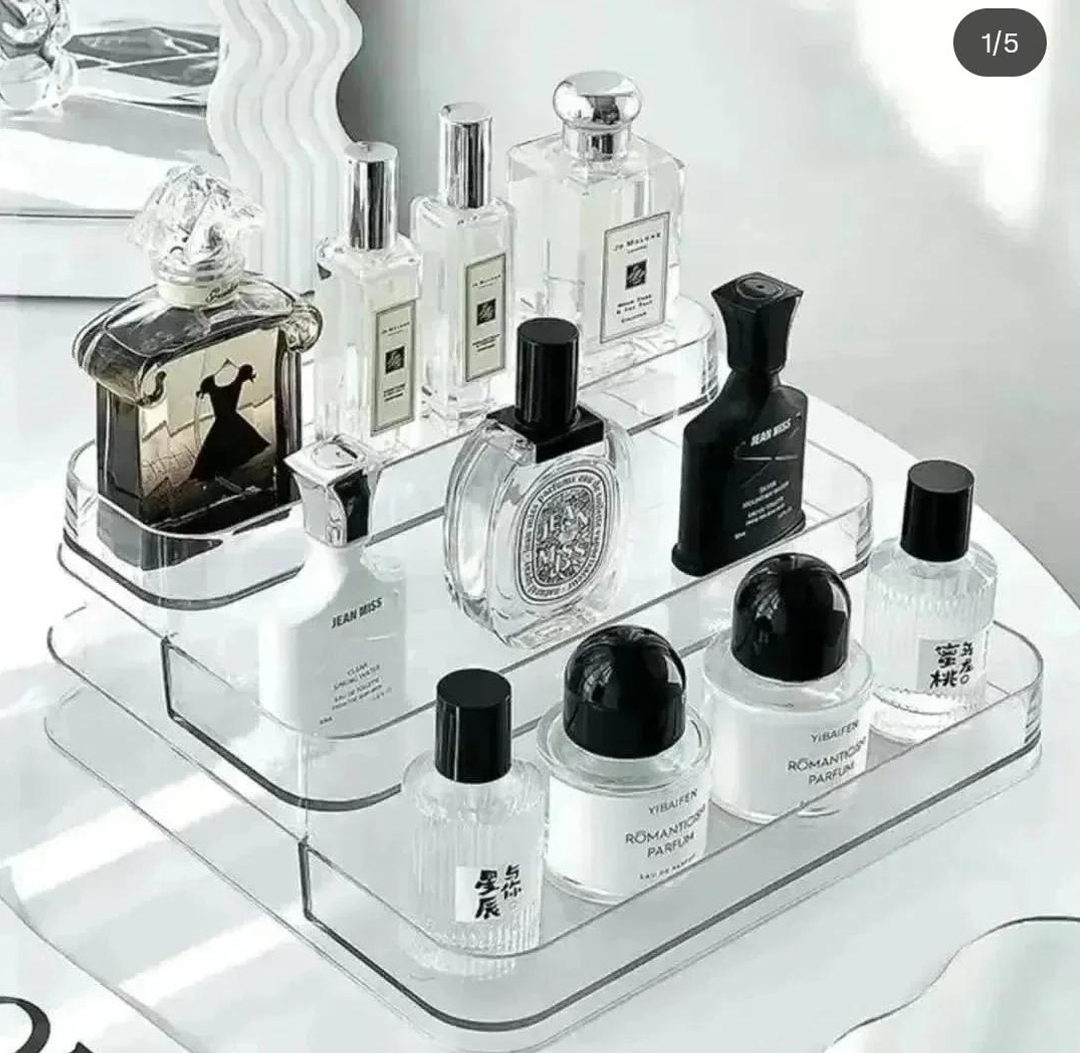 3tier clear display rack image