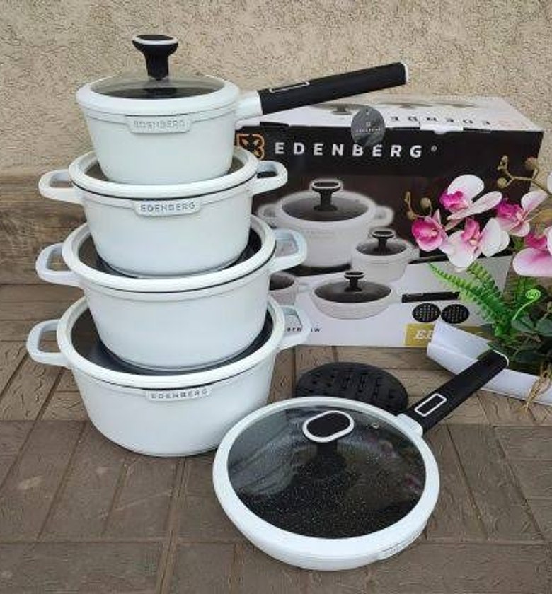 Edenburg 23pc Cookware Set(White) image