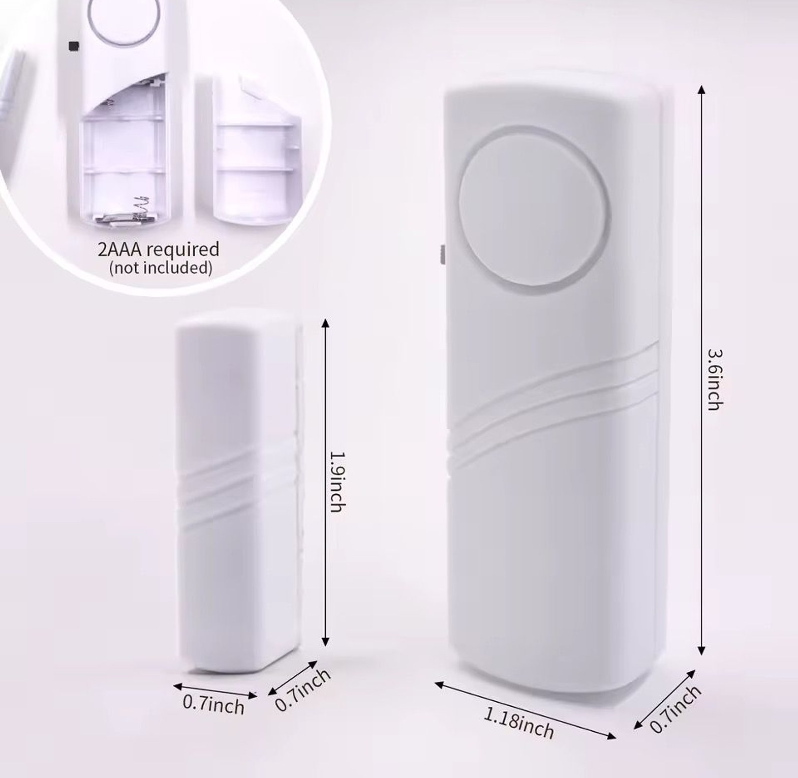 Wireless alarm system Anti theft magnetic door/ window sensor detector alarm siren for security  image
